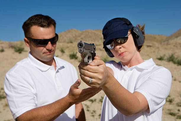 istock Friends at a firing Range 534052561