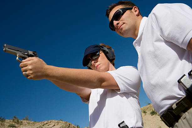 istock Friends at a firing Range 534052565