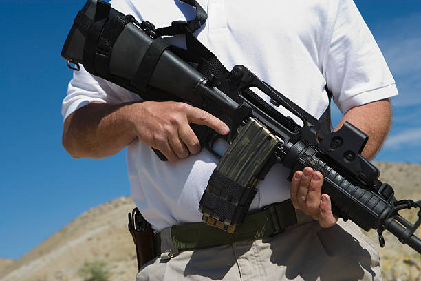 istock Friends at a firing Range 534052635