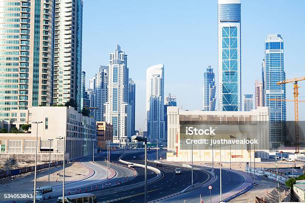 Growing Skyline Of Dubai Stock Photo - Download Image Now - Bus, Dubai, 2015