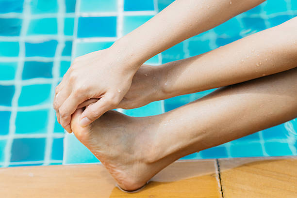 istock Swimming pool series : Cramp at swimming pool 534053956
