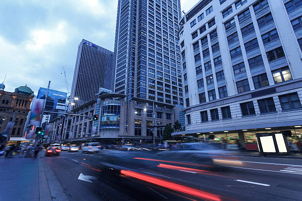 istock Sydney city traffic, night 534054089