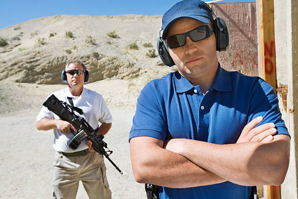 istock Friends at a firing Range 534054987
