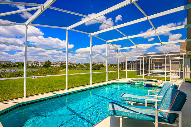 istock Floridian Days by the Swimming Pool 534055328