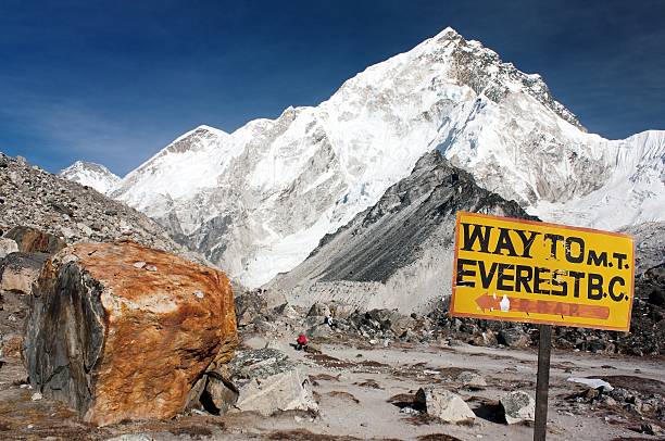 istock Nuptse peak near Gorak Shep village 534055479