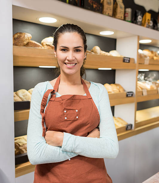 istock Woman working at the bakery 534055568