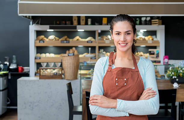 istock Woman working at the bakery 534055674