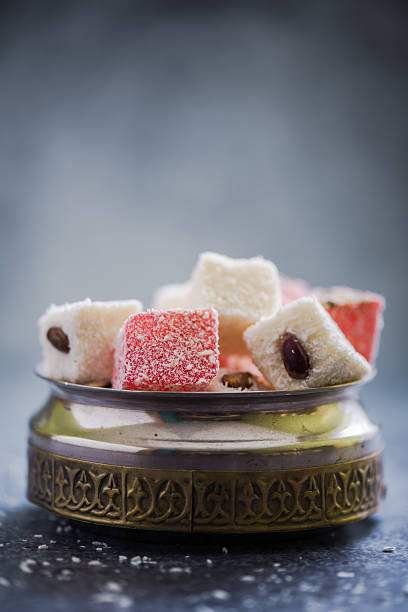 istock Almond and Rose Turkish delight 534057052