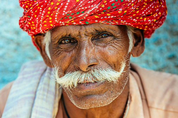 istock Old Indian man portrait 534057388