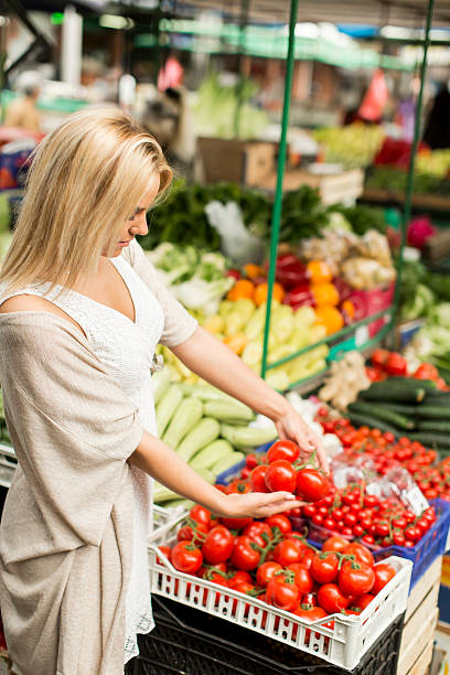 istock Woman at the market 534057542