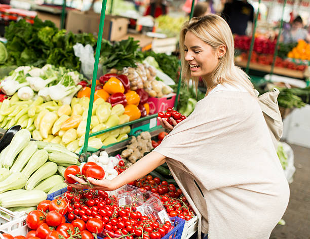 istock Woman at the market 534057592
