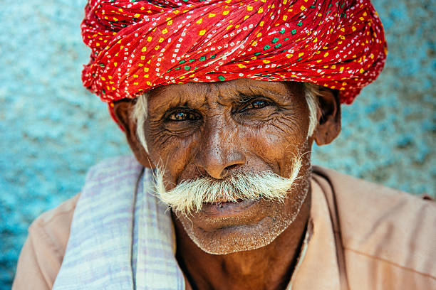 istock Old Indian man portrait 534057626