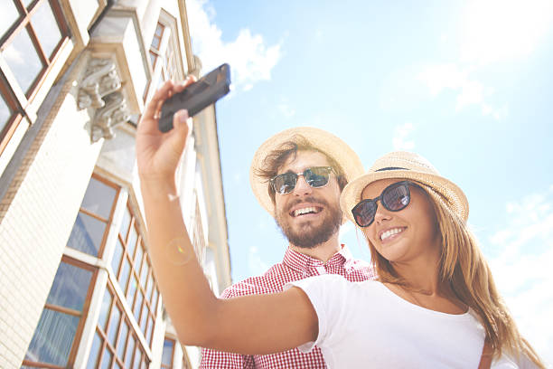 istock Selfie of tourists 534078555