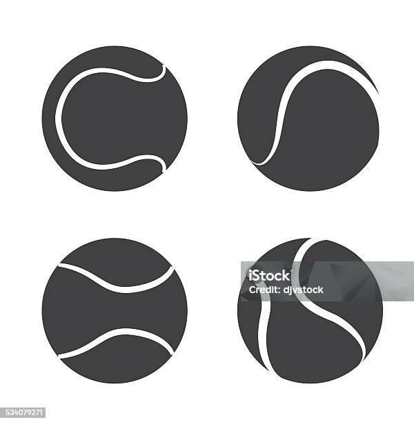 Tennis Sport Stock Illustration - Download Image Now - Tennis Ball, Vector, 2015