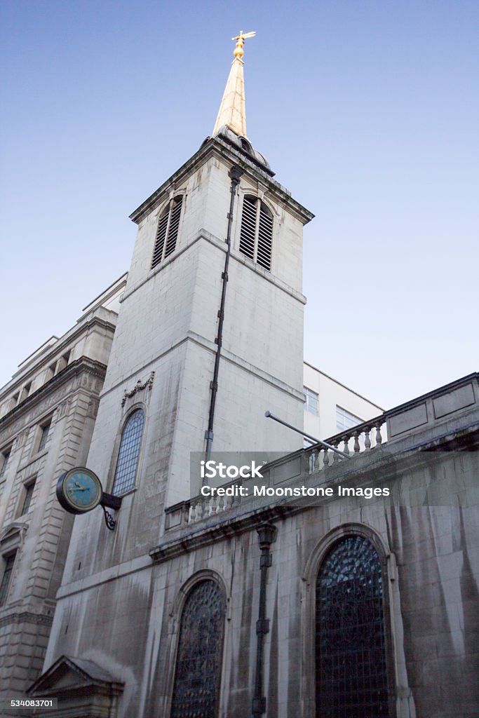 St. Margaret Lothbury in City of London, England - Lizenzfrei Architektonisches Detail Stock-Foto
