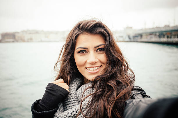 istock Young Woman Taking Selfies 534085045