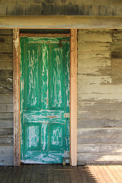 istock The old green door 534085277