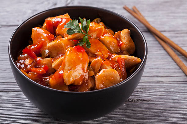 istock Chinese chicken sweet and sour sauce 534086519