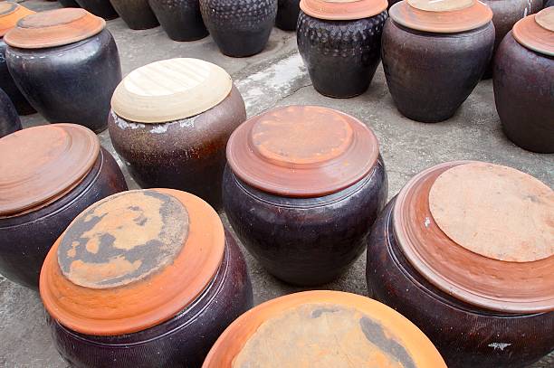 istock Jar with soy sauce waiting for maturing 534086691