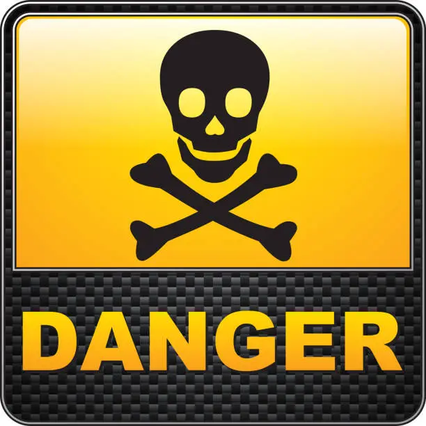 Vector illustration of Danger symbol