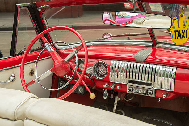 istock Car dashboard of a classic car 534096879