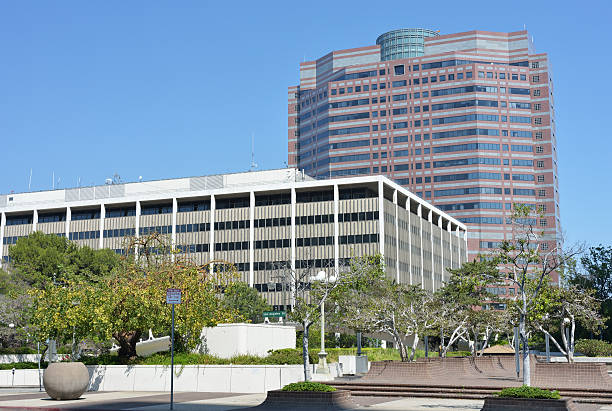 istock Office buildings at Fletcher Bowron Square in L.A. 534101921