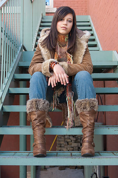 istock Sad Teenager on Sitting on Steps 534103767