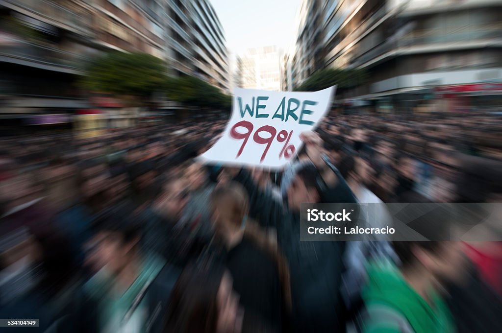 Estamos 99% - Foto de stock de Ocupar Wall Street libre de derechos