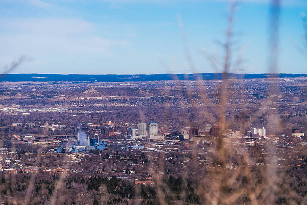 istock Colorado Springs wide angle view 534104805