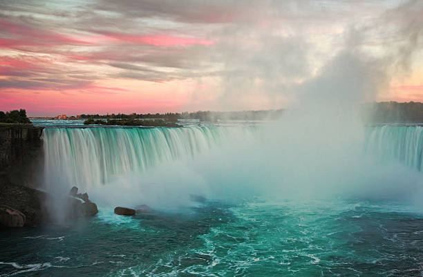 istock Niagara Falls Colorful Clouds at Dusk 534105711