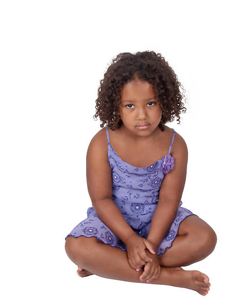 Little Ghanaian - Canadian Girl stock photo