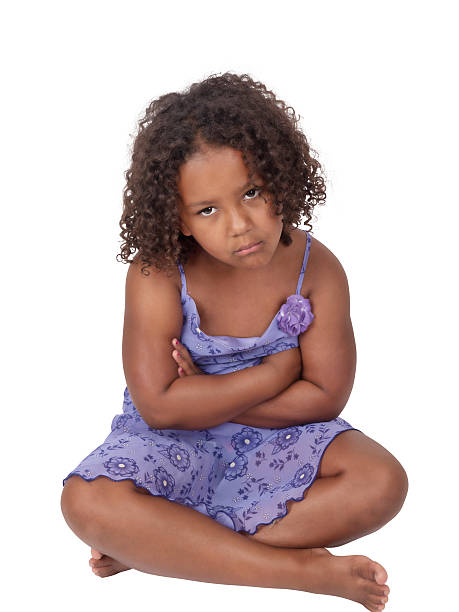 Little Ghanaian - Canadian Girl stock photo