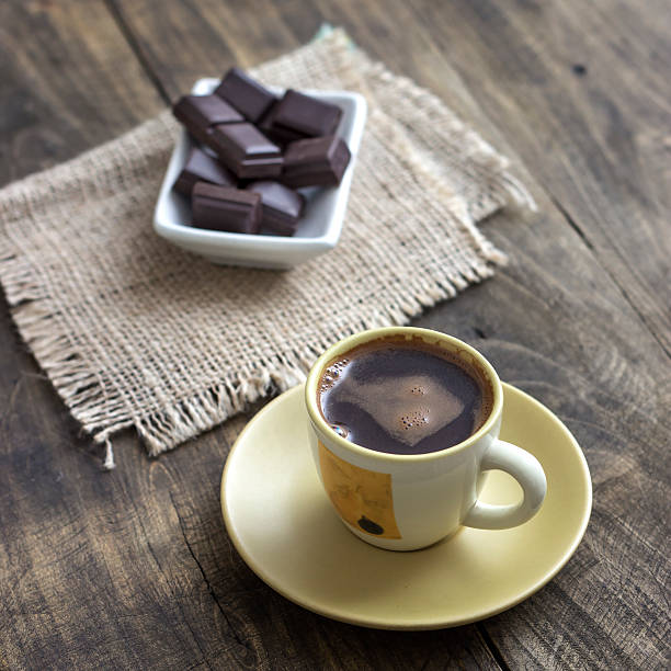 istock Cup of coffee with chocolate 534107083
