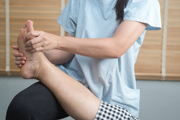 istock Massage series : Thai foot and leg massage 534109880