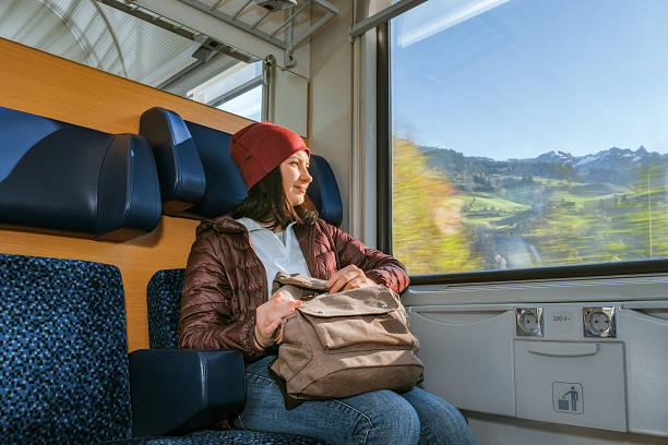 istock Traveling by train at the Alpine Railroad 534110924