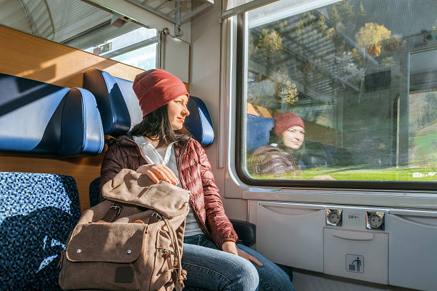 istock Traveling by train at the Alpine Railroad 534110952