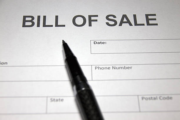istock Bill of Sale Form 534112602
