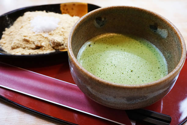 istock Green tea and mochi 534113624