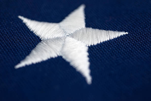 istock White Stars on American Flag 534114070