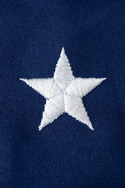White Stars on American Flag