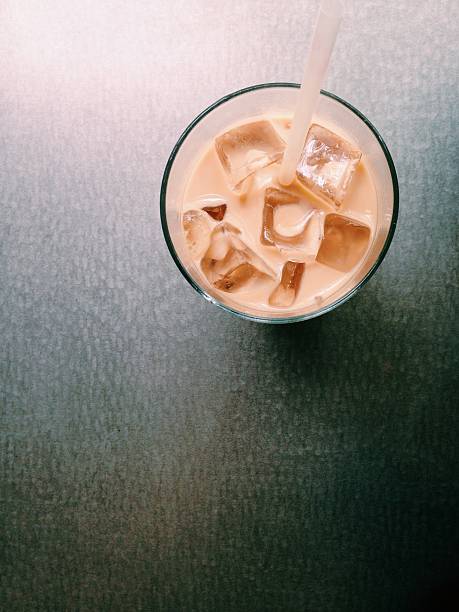 Iced Latte on tabletop