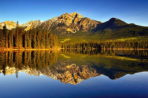 istock Canada Jasper National Park Pyramid Lake Sunrise Reflection 534118792