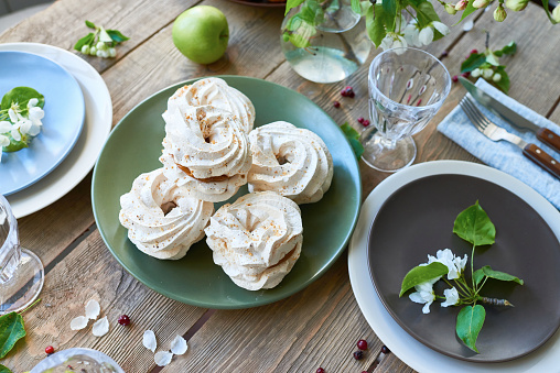 Light meringues are food that melts in mouth