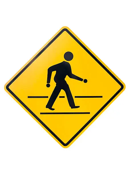 Photo of Walking sign.