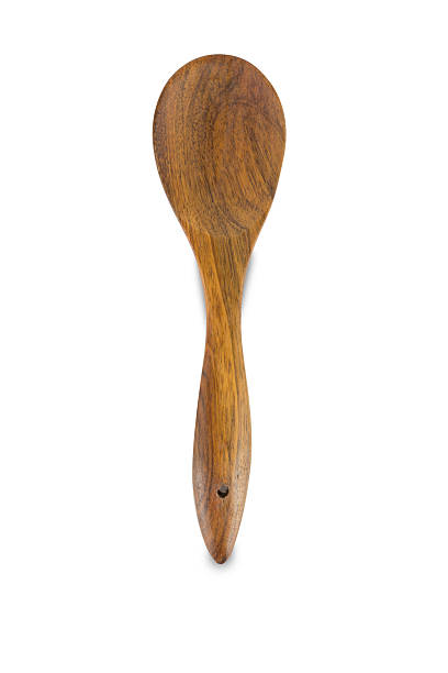 istock Traditional wooden spoon isolated on white background 534125094