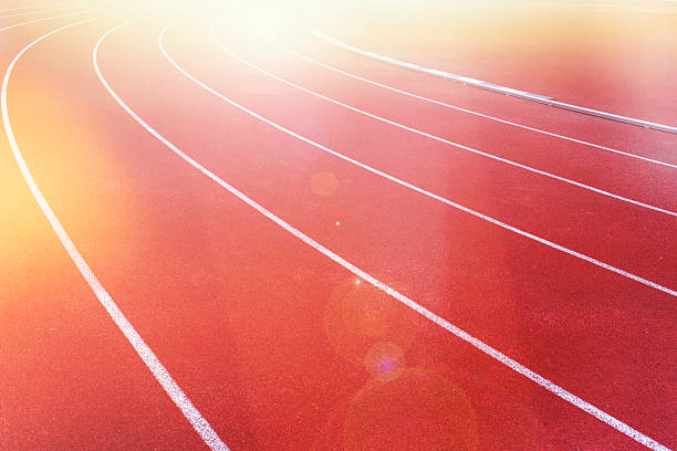 istock running track, sport field. 534126626
