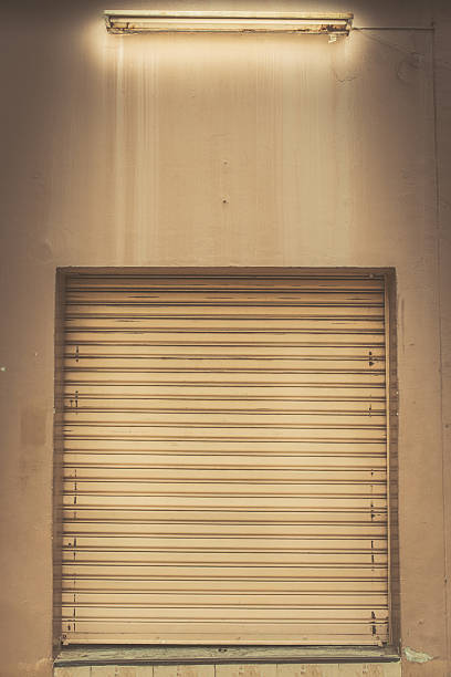istock old rolling steel gate vintage color tone. 534128150