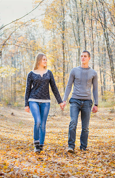 istock couple in the autumn forest 534129978