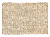 istock Piece of Burlap textile background textured isolated 534130077