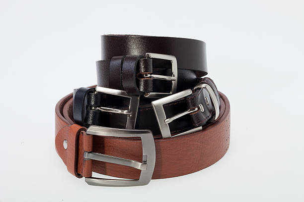 istock Men black and brown belt 534130997